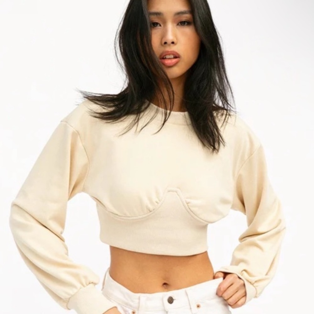 Sabo Skirt Underwire Cropped Top in Butterscotch